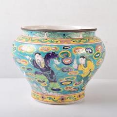 momo　中国　粉彩　人物魚藻文壺　花瓶　Ｍ　7499 m91580359758_1.jpg?1724297986