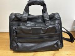 TUMI 961D3 ブラック レザー ボストンバッグ