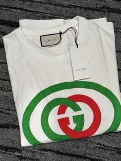 GUCCI ロゴプリント Tシャツ ホワイト Mサイズ 新品タグ付