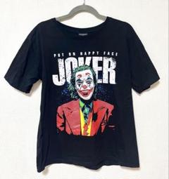 【美品】ジョーカー　ホアキン・フェニックスプリントTシャツ【M】ブラック