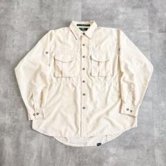1990's ORVIS オービス アイボリー ナイロン フィッシングシャツ