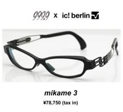 小物 999.9 ic! berlin  mikame3 超レア！】傑作フォーナインズic!berlinサングラスmikame3定価8