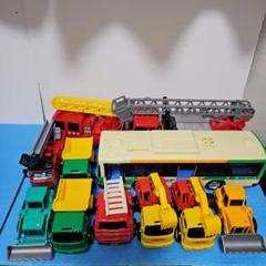 【大量】ミニカーセット 消防車 バス ダンプカー　プルバックカーフリクション走行