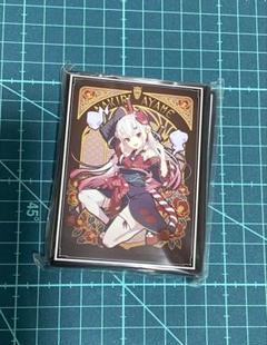 混沌の女神様　ホロライブ　スリーブ　プレイマット　ミュシャ風　猫又おかゆ 混沌の女神様 ホロライブ スリーブ プレイマット ミュシャ風
