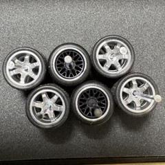 1/64 ミニカー 高質品なホイール 4台分セット 1／64ミニカー用ホイール3台分セット ホットウィール・トミカ等