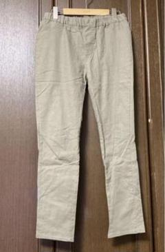 美品　ニコアンド　麻綿混パンツ　ベージュ