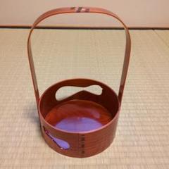 A 357 　　 煙草盆・ 手付き瓢透し　　　　飛騨春慶塗 A 357 煙草盆・ 手付き瓢透し飛騨春慶塗