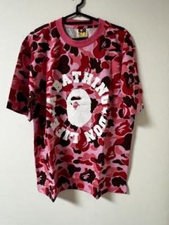 A BATHING APEピンクカモウBAPE ピンクカモフラ Tシャツ