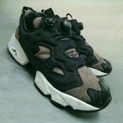 Reebok リーボック ポンプフューリー デニム スニーカー28 黒 ブラック