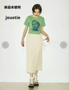 【新品未使用】jouetie リボンラップスカート アイボリー 完売品ジュエティ