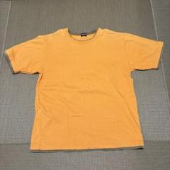 90s OLD UNIQLO リンガーTシャツ オレンジ×カーキ L 紺タグ