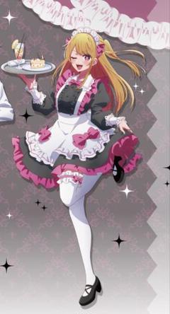 推しの子　ルビー　コスプレ　メイド服　スイパラコラボ　S コスプレ 衣装 星野瑠美衣 ルビー 推しの子 スイパラコラボ