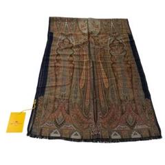 美品】ETRO エトロ スカーフ ストール シルク ペイズリー柄