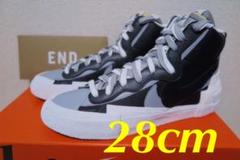 28cm SACAI × NIKE BLAZER MID BV0072-100