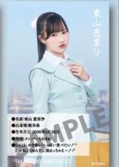【即購入可能】 高嶺のなでしこ 東山恵里沙 初期衣装 生写真 コンプ サイン無し Amazon.co.jp: 高嶺のなでしこ 東山恵里沙 真顔 ランダム学生証