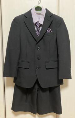 新品✨OLIVER HOUSE　フォーマルスーツセット　120 男の子　入学式 OLIVER HOUSE (オリバーハウス) グレーストライプ2釦スーツ