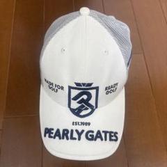 PEARLY GATES ゴルフキャップ ホワイト