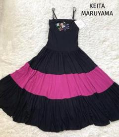 KEITA MARUYAMA♡新品タグ付き　ロングワンピース　ティアード　刺繍 KEITA MARUYAMA♡新品タグ付き ロングワンピース ティアード