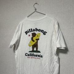★大人気デザイン★ billabong ビラボン　tシャツ 熊　サーフィン　白