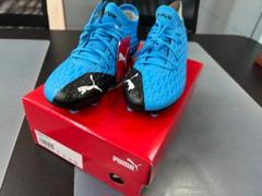 Puma サッカーシューズ 青/黒