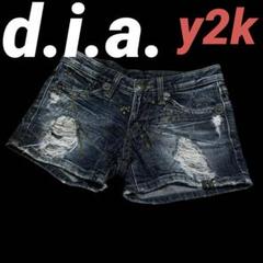 y2k archive 平成ギャル "d.i.a. ダイヤ"デニムショートパンツ