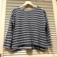 7DAYSIN LOUNGE ボーダートップス長袖Tシャツ21