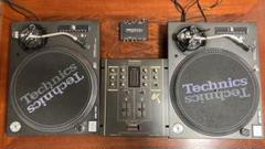 TECHNICS テクニクスDJターンテーブルミキサーDENON DS1セット