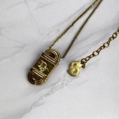 クリスチャンディオール ネックレス ゴールド　ロゴ Christian Dior