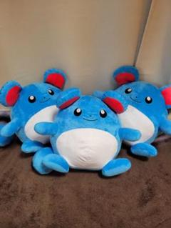ポケットモンスター　めちゃもふぐっとぬいぐるみ　マリル　3体セット