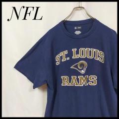 ＮＦＬ　ｔシャツ　メンズ　半袖Ｔシャツ　フットボール　チームロゴ　ゆるだぼ　紺色
