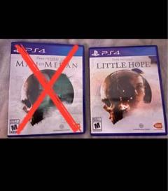 PS4 Little Hope ゲーム(北米版)
