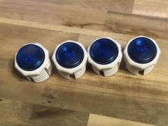 【新品】GamerFinger ボタン Φ30mm（白/ブルー）8個セット Amazon.co.jp: gamerfinger Φ30 8個セット アケコン パーツ