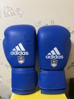 adidas ボクシンググローブ 12oz 青 AIBA公認