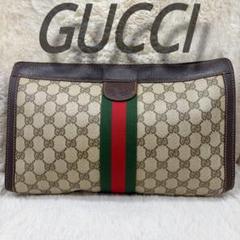 ✨希少✨GUCCI シェリーライン クラッチバッグ GG ベージュ レザー