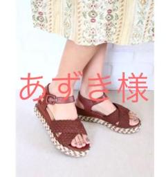 新品 フラットサンダル fabby fabby
