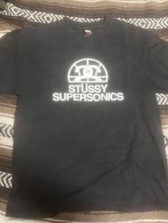 Stussy × SuperSonics 00s Tシャツ BLACK old