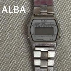 激レア　アルバ　限定生産 デジタル腕時計 ステンレス 激レア SEIKO アルバ スプーン 腕時計 デジタル メタル y2k 稼働