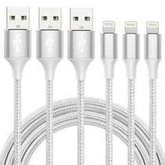 未使用⭐ iphone 充電 ケーブルライトニング 2M 3本セット 充電器