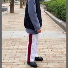 19ss needles トラックパンツ ストレート ホワイト