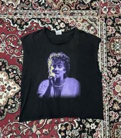 90s Rod Stewart Unplugged プリントTシャツ カットオフ