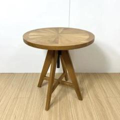 関家具 クラッシュゲート オーク材 カフェ サイドテーブル