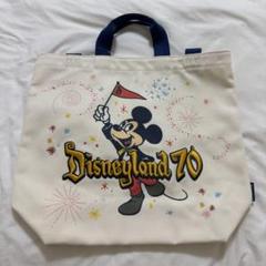 【着後レビューで 送料無料】 アナハイムディズニー 70周年 トートバッグDisneyland 70 バッグ