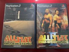 【動作確認済】オールスタープロレスリング I・IIの2本セット/PS2ソフト