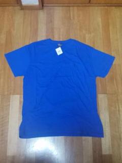 新品 未使用 希少 Polo Ralph Lauren ポケットTシャツ 青 Mのサムネイル