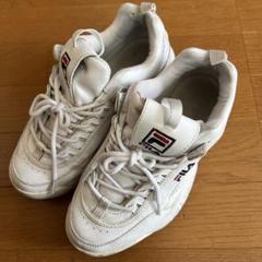 FILA ホワイト スニーカー 25.0cm