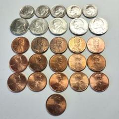 アメリカ合衆国 旧貨幣セット アメリカ銀貨 アイゼンハワー1ドル銀貨他貨幣セット LIBERTY