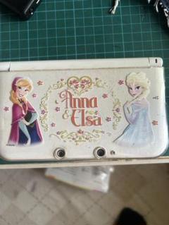 New Nintendo 3DS LL ホワイト　 アナと雪の女王のカバー付き