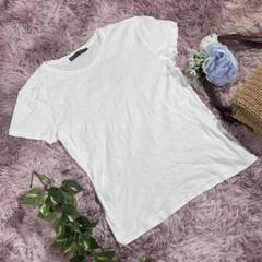 【RALPH LAUREN】半袖カットソー　『M』　ホワイト　綿100%　日本製