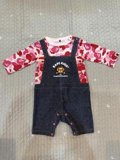 ほぼ新品 BAPE KIDS エイプ　カバーオール ほぼ新品 BAPE KIDS エイプカバーオール