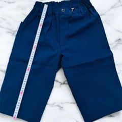 新品未使用　ネイビー BeBe ハーフパンツ 130cm